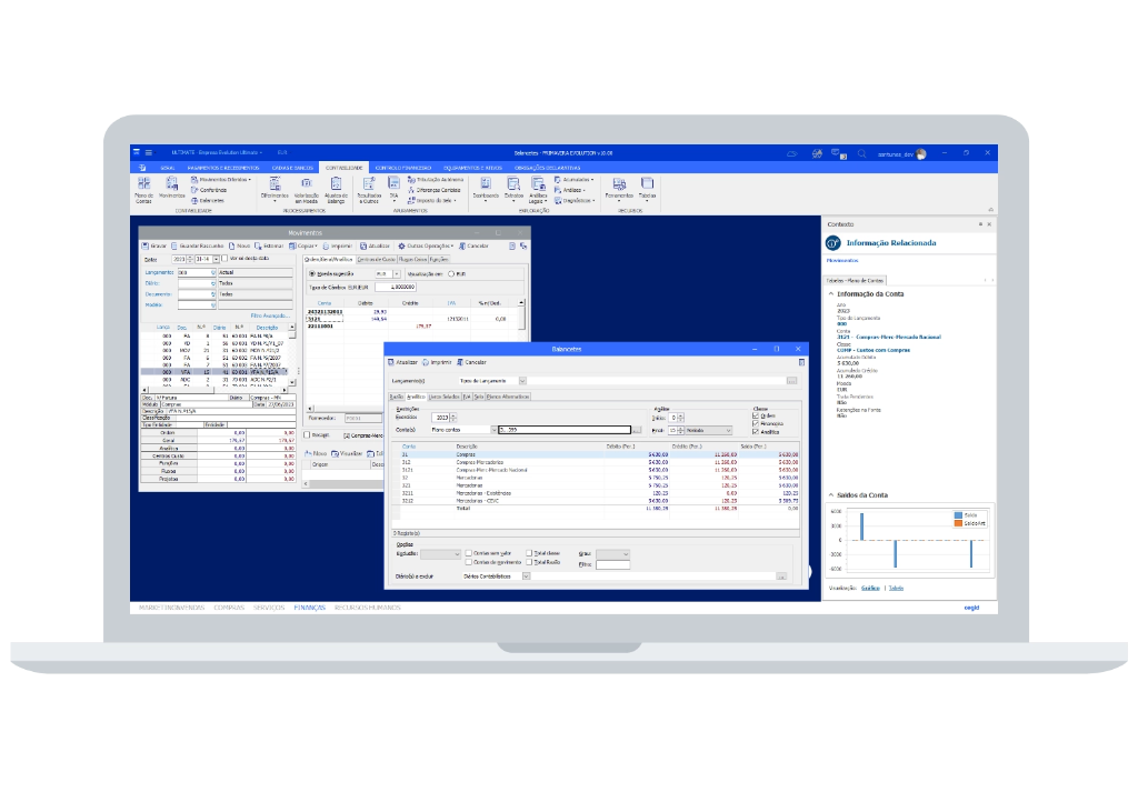 Gestão Financeira ERP Evolution